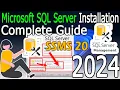 How to Install Microsoft SQL Server 2022 SSMS 20 on Windows 2024 Update Complete guide