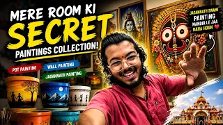 Mere Room Mein Chhupa Art Gallery! 😍 Jagannath Swami Painting Ko Mandir Mein Gift Karne Ja Raha Hu