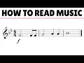Learn To Read Music In 5 Mins Beginner Saxophone Lesson