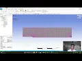 Simulation of 2D flow over a backward-facing step using ANSYS Fluent