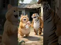 Fat Orange Cat and Brother Tiger finally did something good! #funny #fat #animation #cartoon #cat