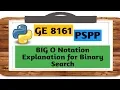HOW TO CALCULATE BIG - O NOTATION FOR BINARY