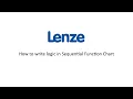 Lenze PLC Designer How to write logic in sequential function chart