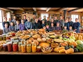 What a 20-Person AMISH Family Eats During Winter - No Store No Freezer Nothing Fresh