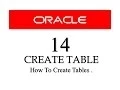 Oracle Database11g tutorials 14 How to CREATE TABLE using sql developer and command prompt