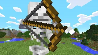 playing minecraft as a skeleton 