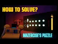 How to Solve The Mazercise Puzzle in FNAF Security Breach TUTORIAL PS4 PS5 XBOX ONE XBOX