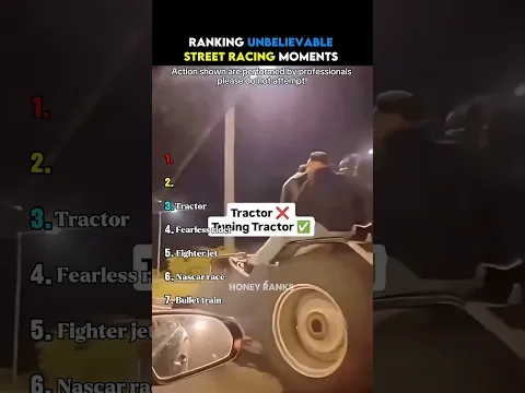 Ranking the Best Street Racing Moments 💀😅