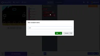 micro bit makecode - create a new variable