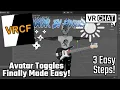 2023 How to easily make avatar toggles for VRChat with VRCFury FOR BEGINNERS