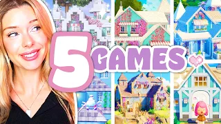 I Built The Exact Same House in 5 DIFFERENT COZY GAMES