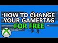 How to Change Your Gamertag for FREE on Xbox Live and Xbox com New Gamertag System