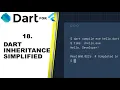 DART INHERITANCE TYPE OF INHERITANCE EXPLAINED WITH EXAMPLE - DART FOR FLUTTER