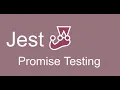 Jest tutorial test Promise