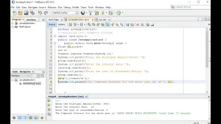 Java Programming Tutorial - Compound Interest