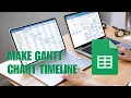 How to Make Gantt Chart Timeline on Google Sheet