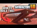 How to build the PERFECT TRAIN STATION in Satisfactory