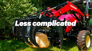 This grapple requires no hydraulics