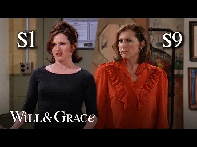 Video: Season 1 vs Season 9 Val Scenes | Will & Grace