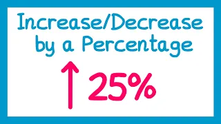 by a Percentage - GCSE Maths