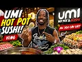Trying UMI Hotpot Sushi Seafood Buffet For The FIRST Time