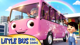 Old MacDonald Wheels On The Bus!! (Bus Songs Special) | Little Bus Kids Songs