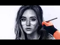 Drawing Girl with Glasses - FREE Art Tutorial link in desc