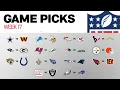 NFL Game Picks Week 17