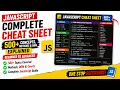 JavaScript Complete Cheat Sheet 500 Concepts Methods DOM Explained Beginner to Advanced