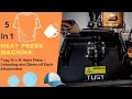 Unboxing and Demo of Tusy 15X15 Heat Press