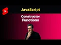 JavaScript Constructors in 1 minute
