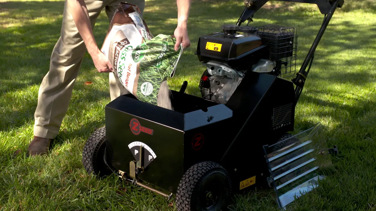 せり　30束 Z-Seed Walk-Behind Slicer Seeder | Z Turf Equipment