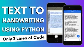 Text to Handwriting Using Python Text to Handwriting Converter Using Python By CodeWithShani