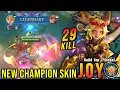 Download Lagu 29 Kills!! ONIC PH Joy New CHAMPION Skin!! - Build Top 1 Global Joy ~ MLBB