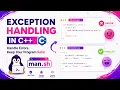 Exception Handling in C Explained try throw catch with Example