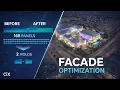 From Complex Geometry to Fabrication Parametric Facade Optimization Workflow