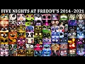 Download Lagu All FNAF Jumpscares in 10 Minutes (2014-2021) | FNAF 1, 2, 3, 4, SL, 6, UCN, VR HW, CoD, AR, SB