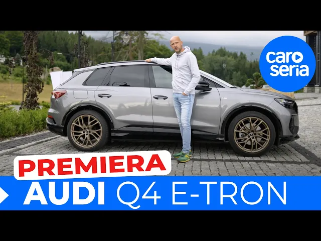 Elektryczne Audi Q4 e-tron, czyli aerodynamika im nie umyka! (TEST PL 4K) | CaroSeria
