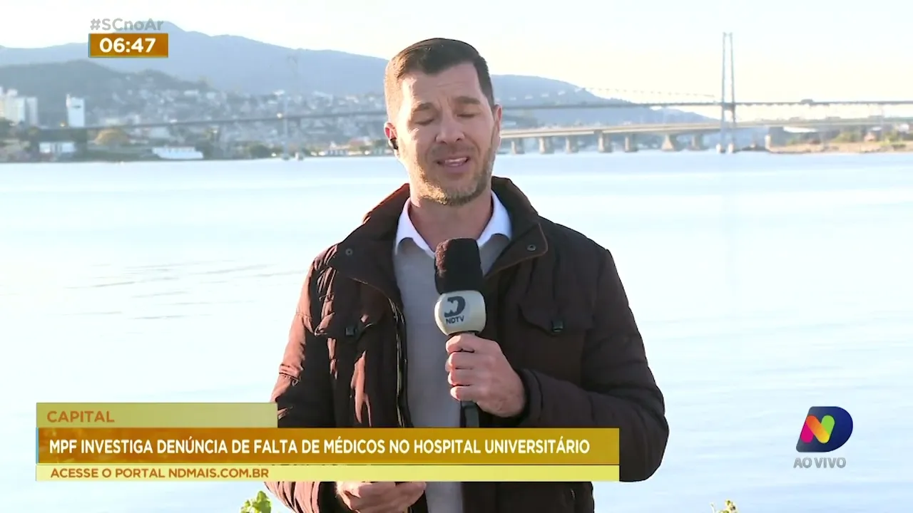 MPF investiga denúncia de falta de médicos no HU da UFSC em Florianópolis