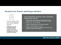 Value of clinical pathways in an evidence-based vertically integrated health system