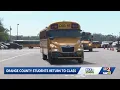 Back to school Orange County students return to the classrooms