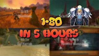How I got to LVL80 IN 5 HOURS in WotLK Warmane Powerleveling route and guide