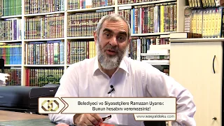 44) Belediyeci ve Siyasetçilere Ramazan Uyarısı: Bunun hesabını veremezsiniz!