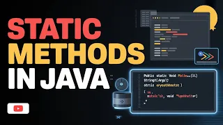 Java Static Method Explained Beginner Tutorial with Real World Examples in Telugu