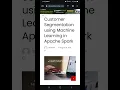 Customer Segmentation using Machine Learning in Apache Spark