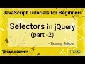 JQuery Selectors Part 2 2019