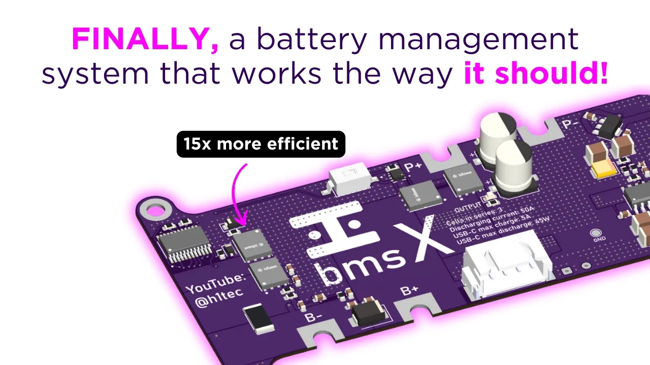 Most BMSs (Battery Management Systems) don't cut it... I Built a BETTER One.