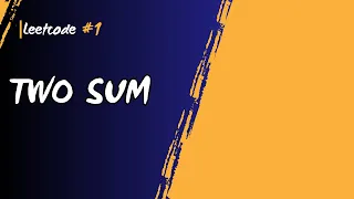Leetcode 1 - Two Sum Python HashMap Solution