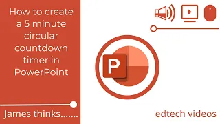 How to create a 5 minute circular countdown timer in PowerPoint