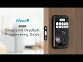 DK02A Fingerprint Deadbolt Programming Guide